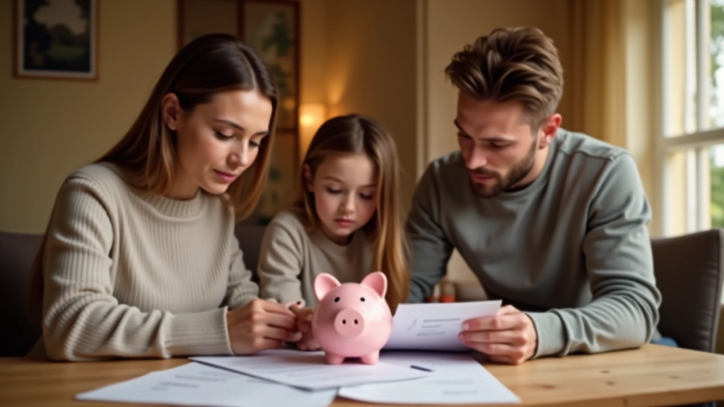 Šeimos šeimas metu planuoja savo finansus ir sutaupytas pinigus prie namų stalo